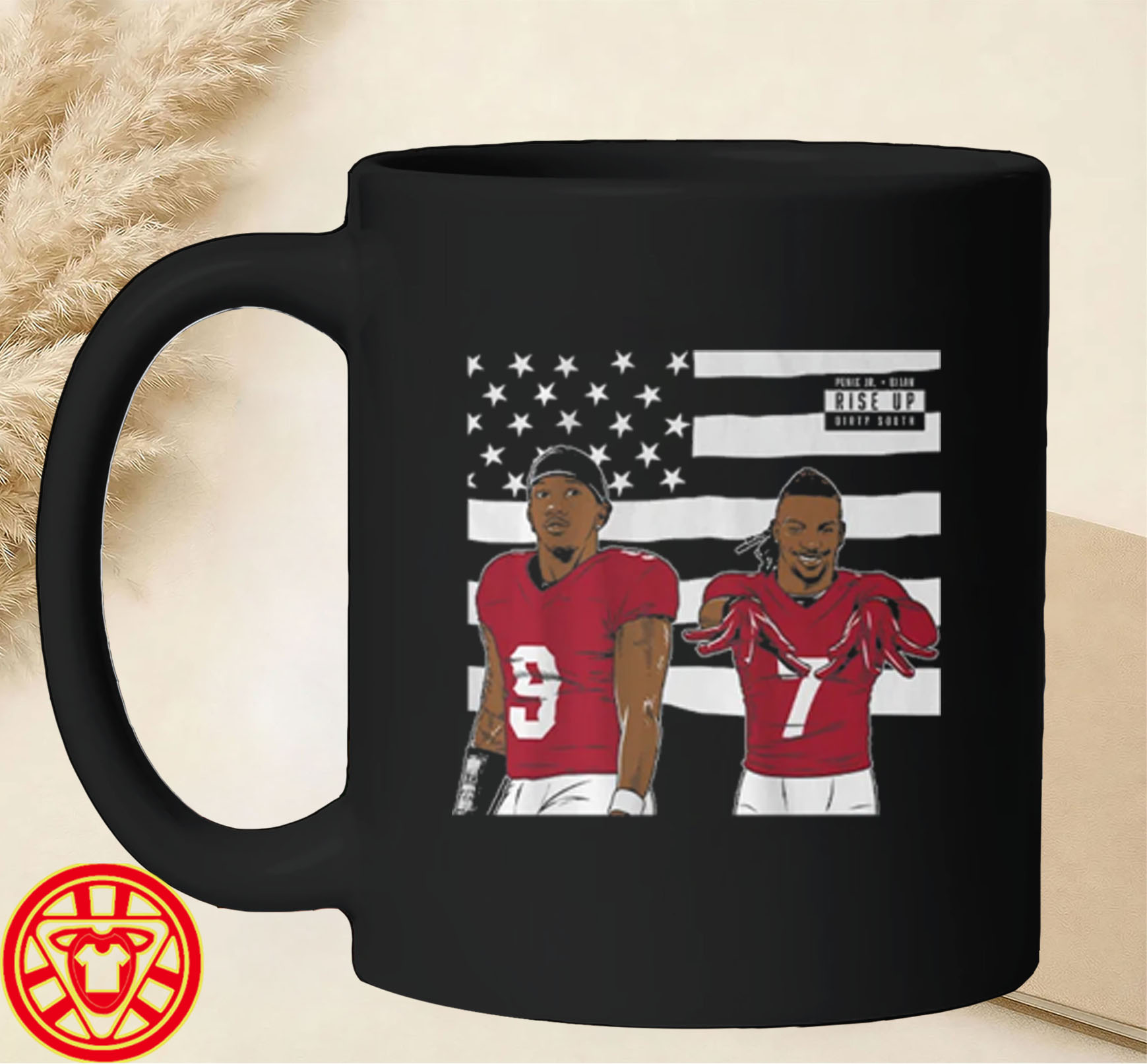 Michael Penix Jr. & Bijan Robinson mug-design
