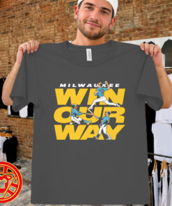 Milwaukee Baseball Win Our Way Stack men-design