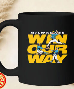 Milwaukee Baseball Win Our Way Stack mug-design