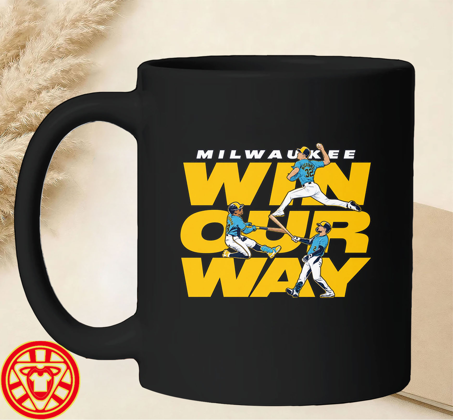 Milwaukee Baseball Win Our Way Stack mug-design