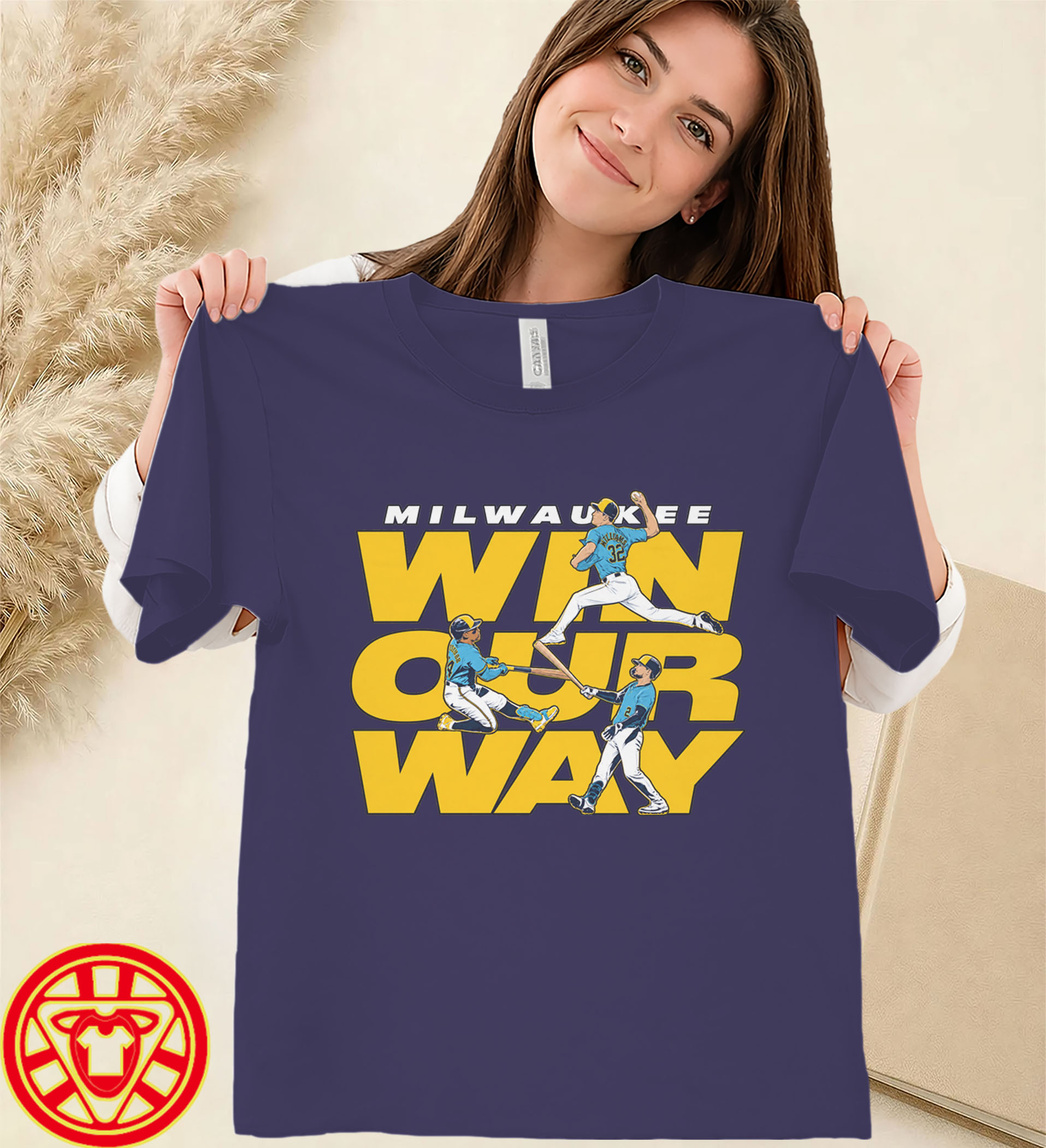Milwaukee Baseball Win Our Way Stack women-design