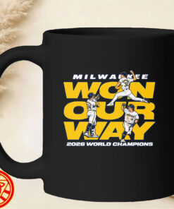 Milwaukee Baseball Won Our Way mug-design
