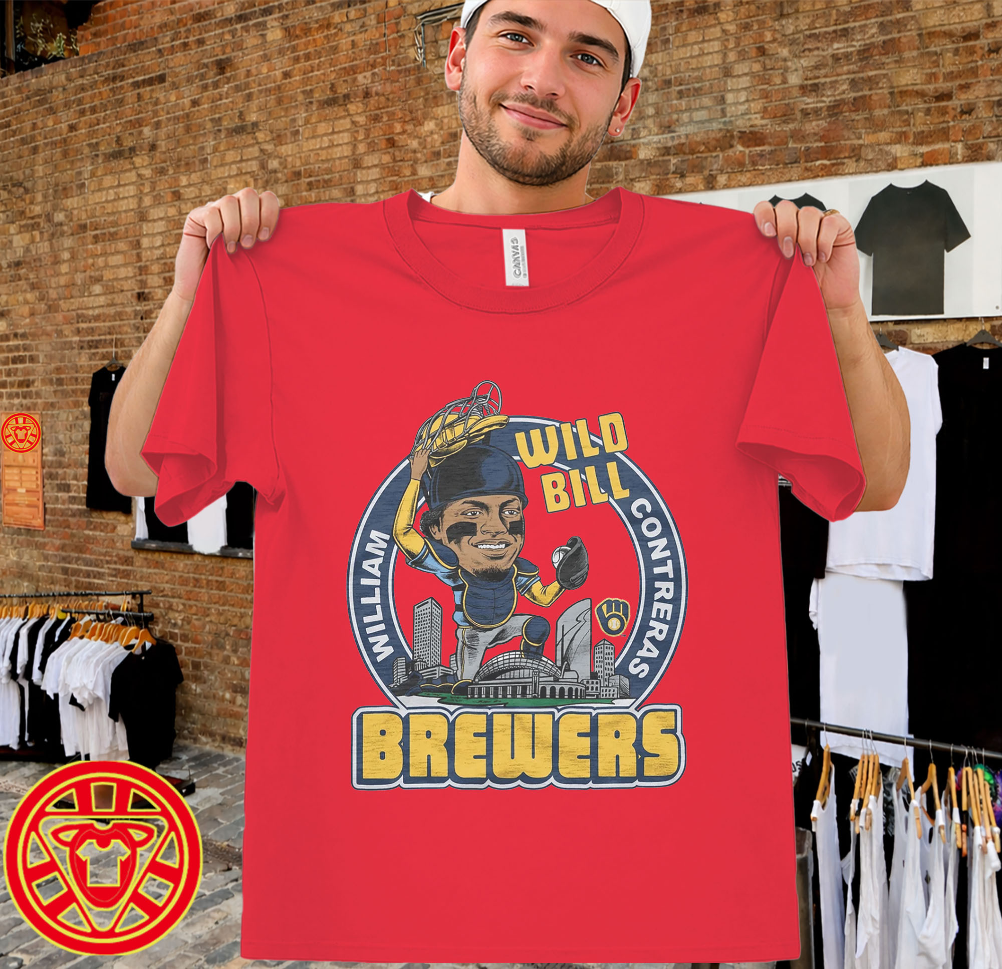 Milwaukee Brewers William Contreras-men-design