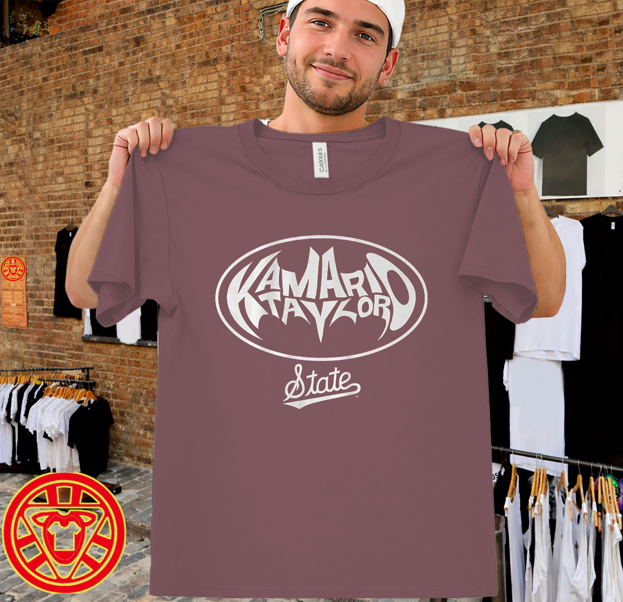 Mississippi State Football Super Kamario Taylor Dive men-design