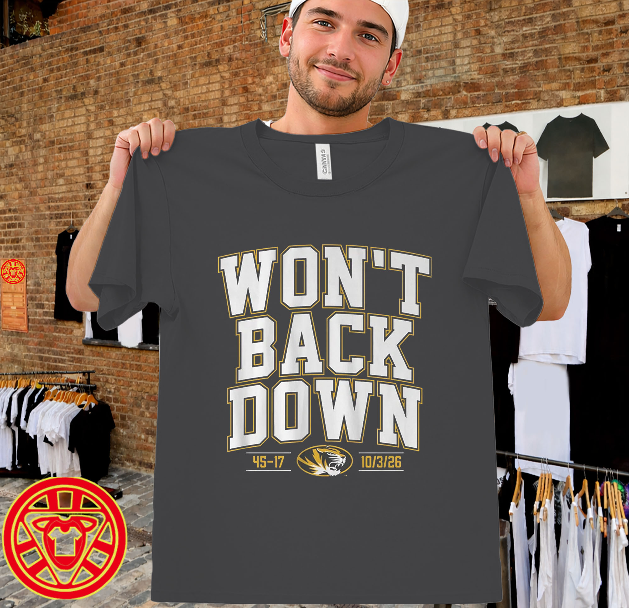 Missouri Football Won't Back Down men-design