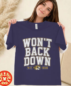 Missouri Football Won't Back Down women-design