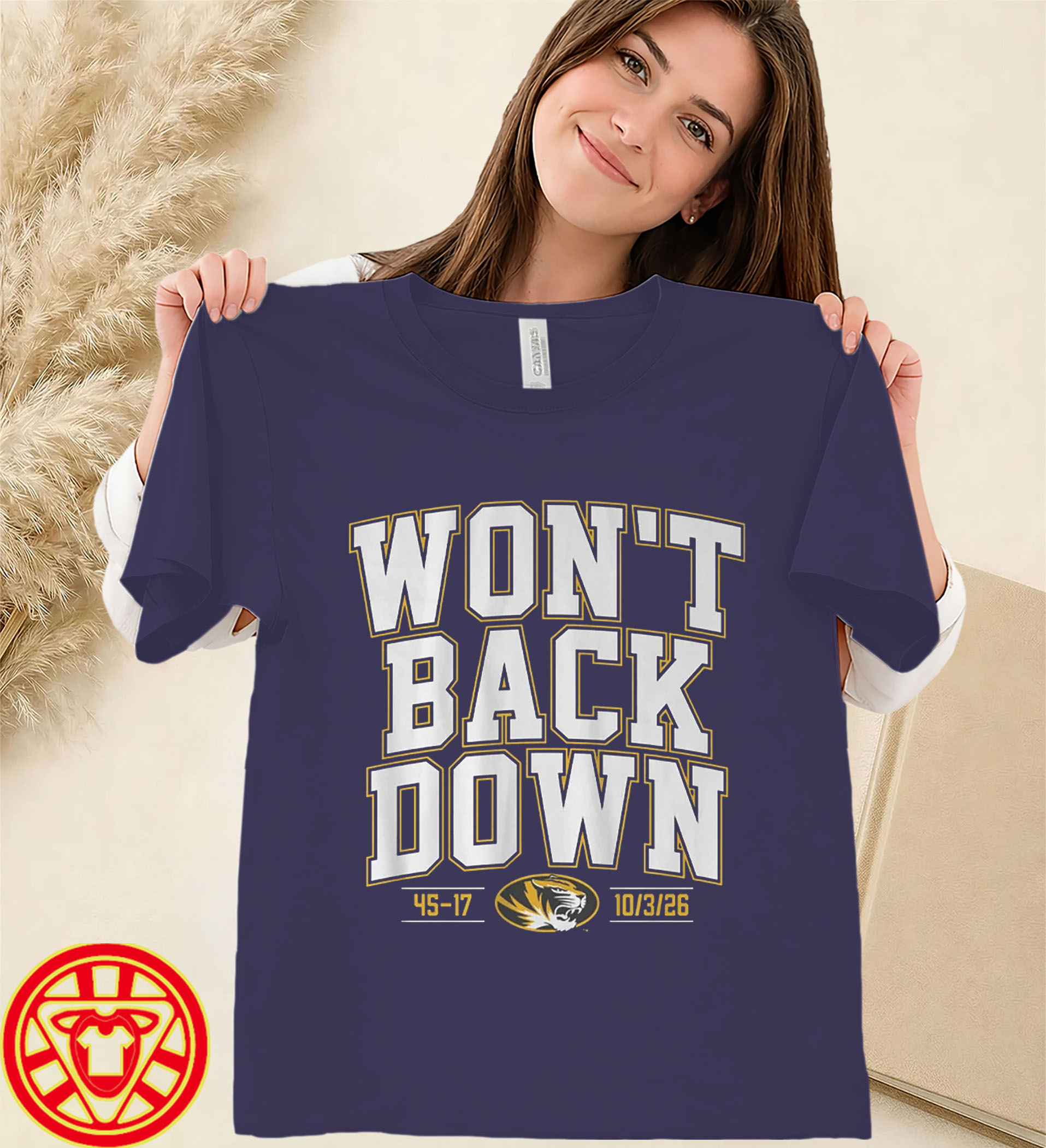 Missouri Football Won't Back Down women-design