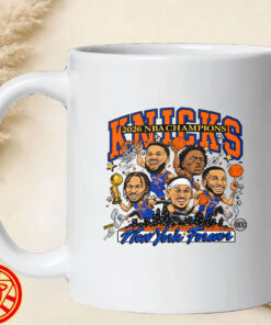 New York Knicks 2026 NBA Champions Players Signatures mug-design