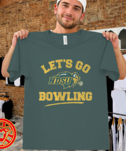 North Dakota State Football Let's Go Bowling men-design