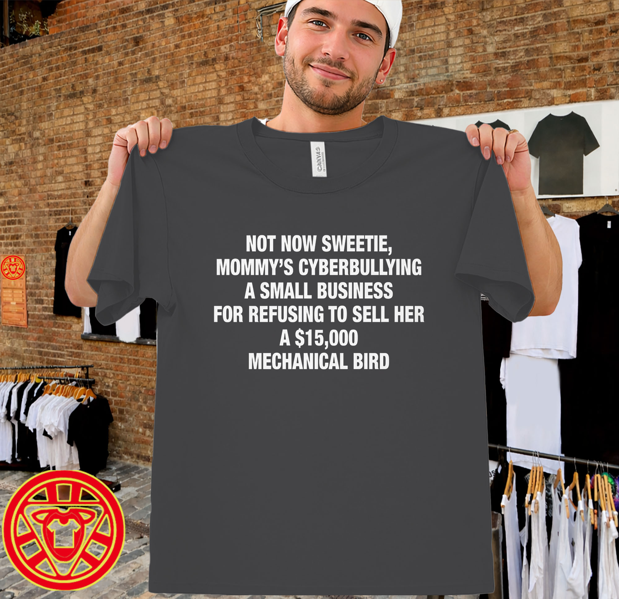 Not Now Sweetie men-design