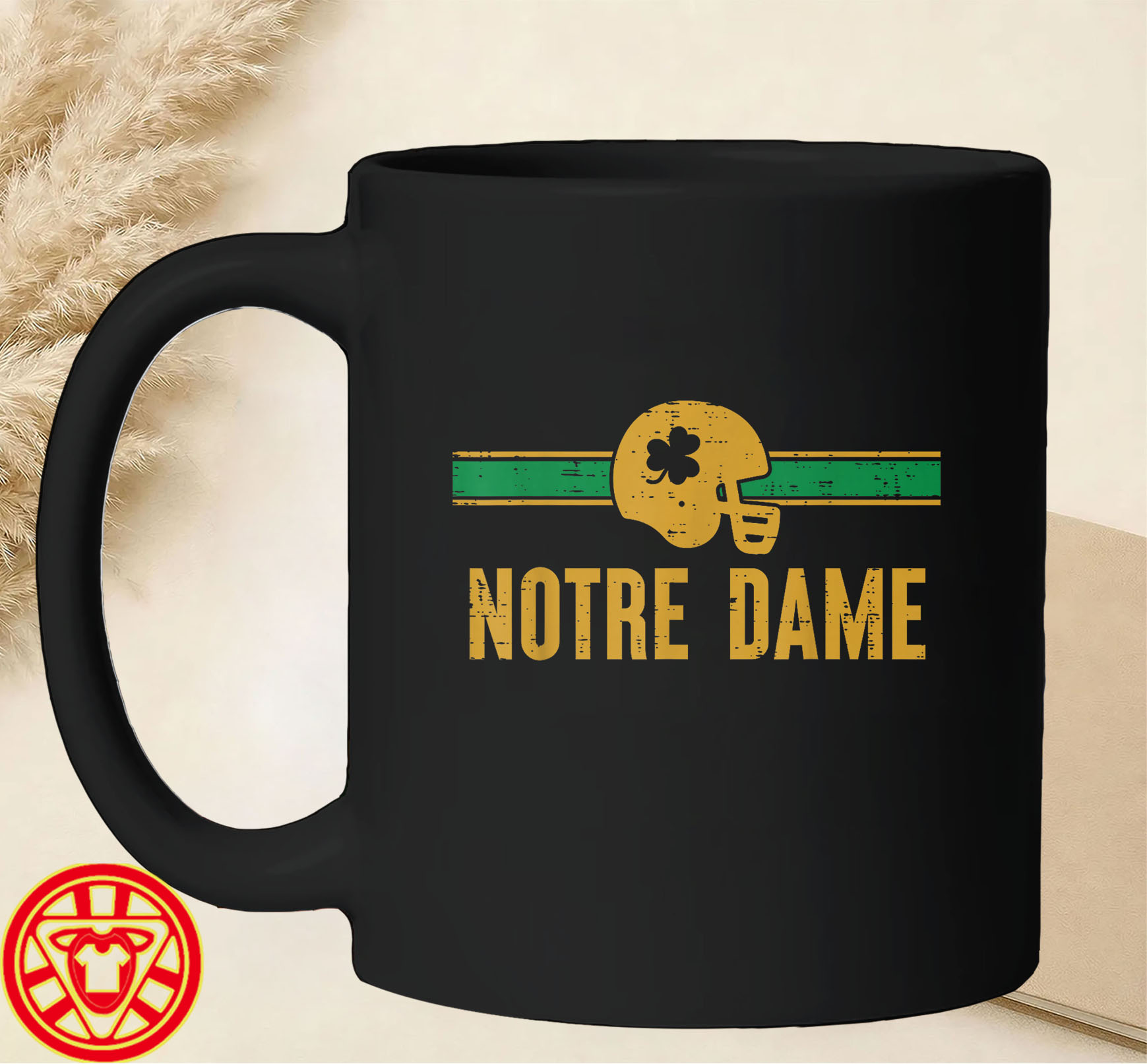 Notre Dame Football Helmet mug-design