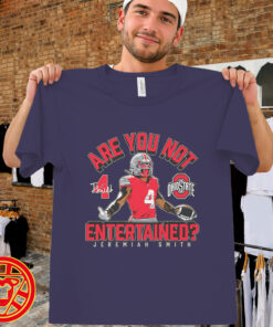 Ohio State Football Jeremiah Smith Are You Not Entertained men-design