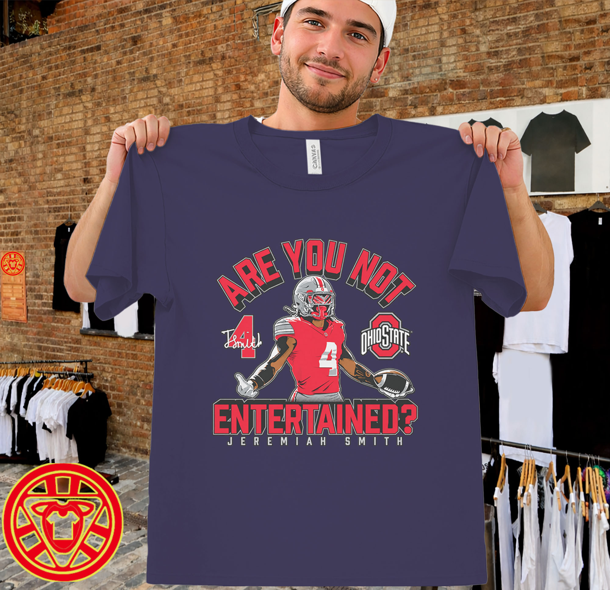 Ohio State Football Jeremiah Smith Are You Not Entertained men-design