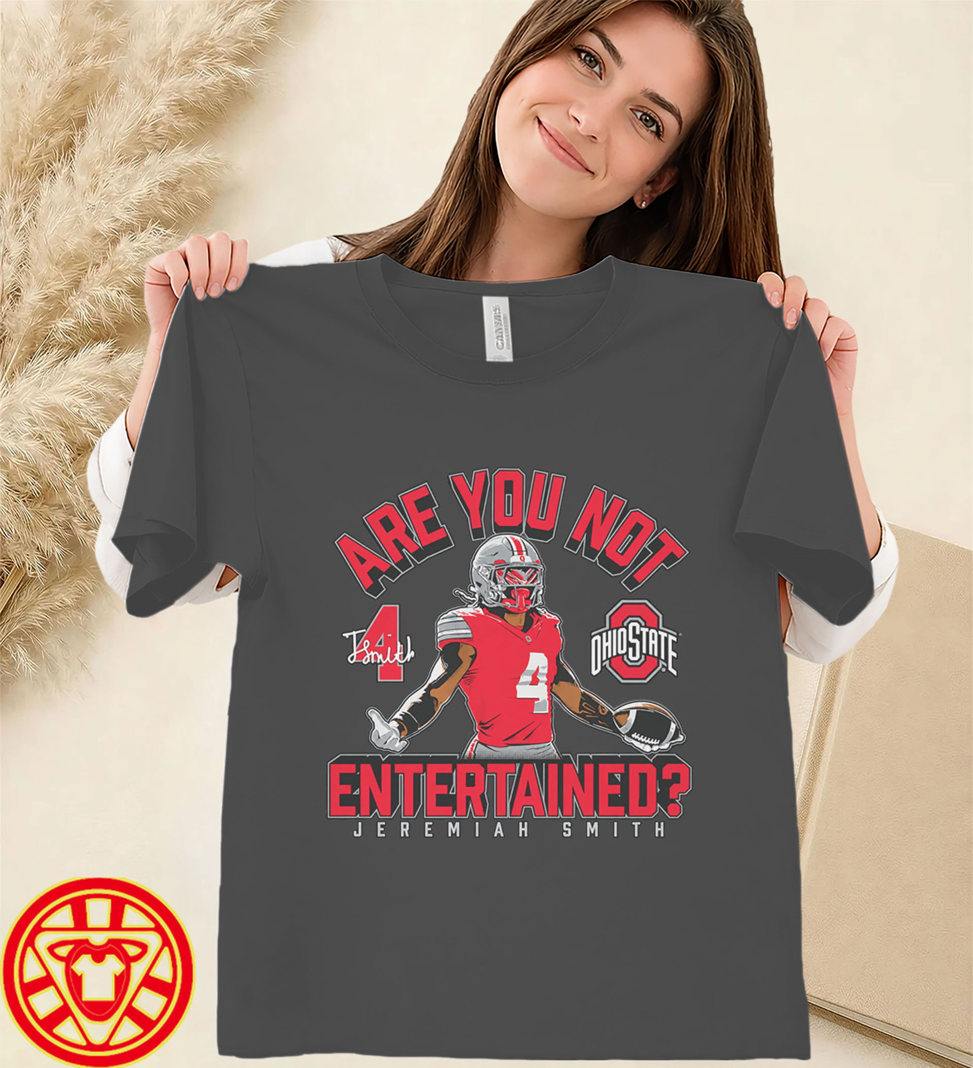 Ohio State Football Jeremiah Smith Are You Not Entertained-women-design