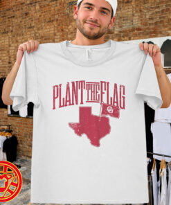 Oklahoma Football Plant The Flag men-design