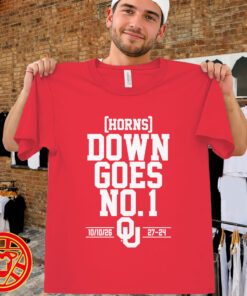 Oklahoma Horns Down Goes No 1 men-design
