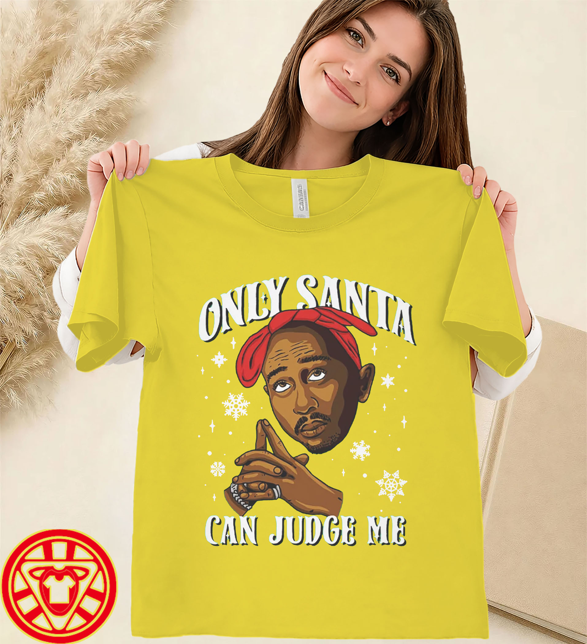 Only Santa Can Judge Me Tupac Christmas women-design