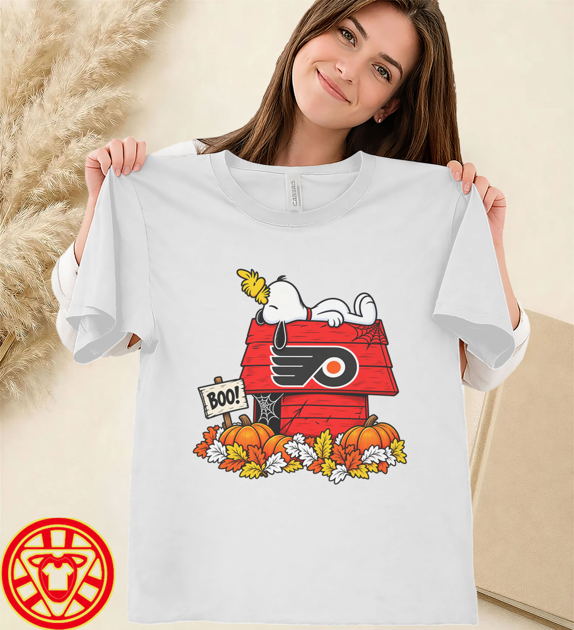 Peanuts Flyers Halloween – Snoopy Hockey women-design