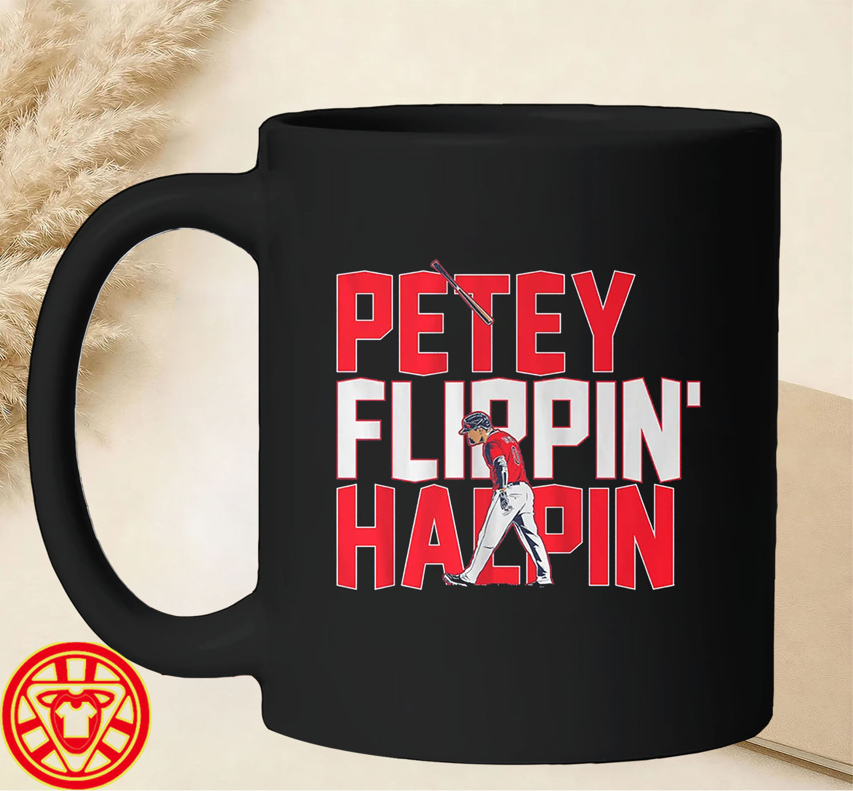 Petey Flippin' Halpin mug-design