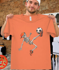 Skeleton Soccer Player Spooky design