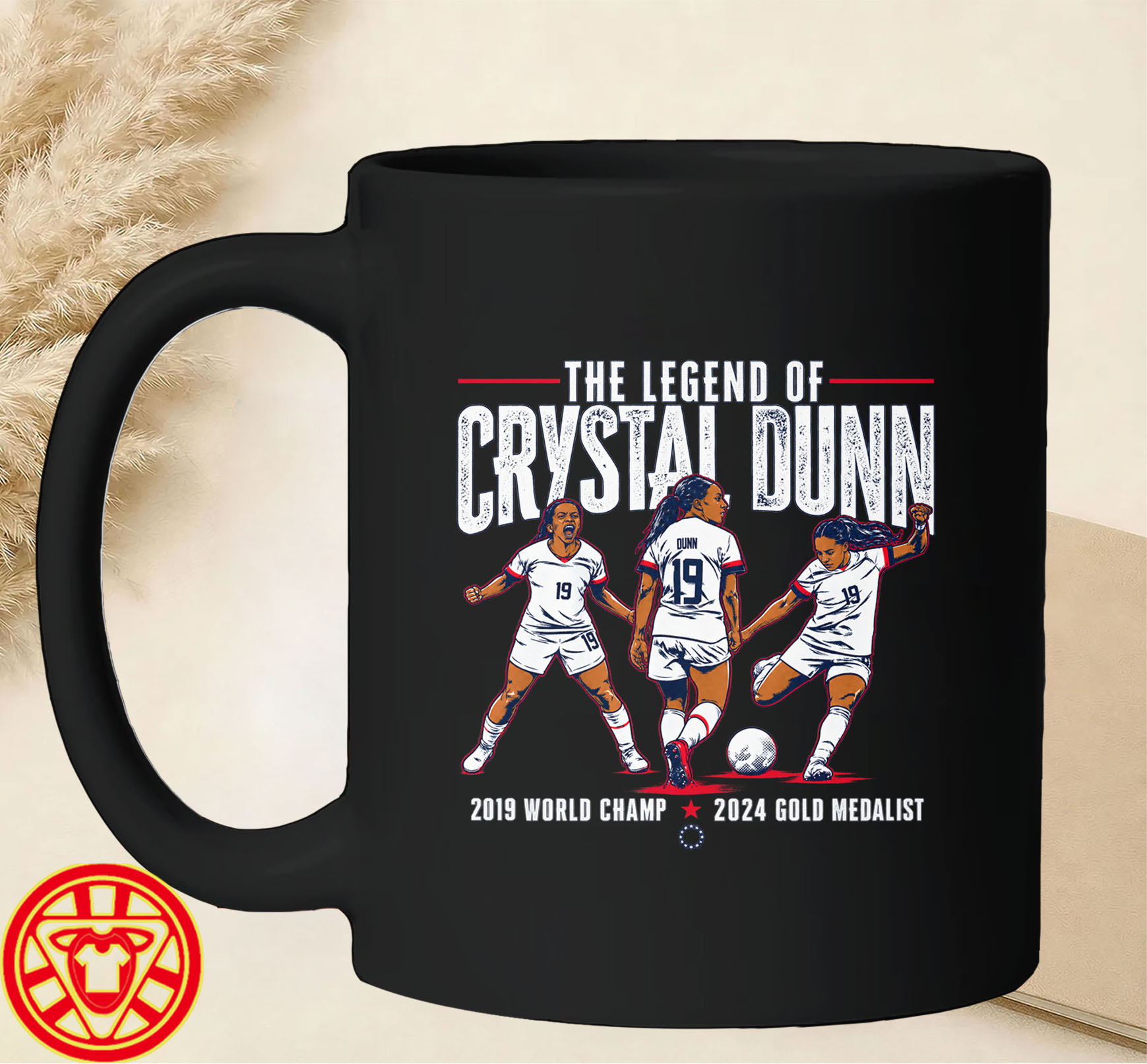 The Legend of Crystal Dunn mug-design