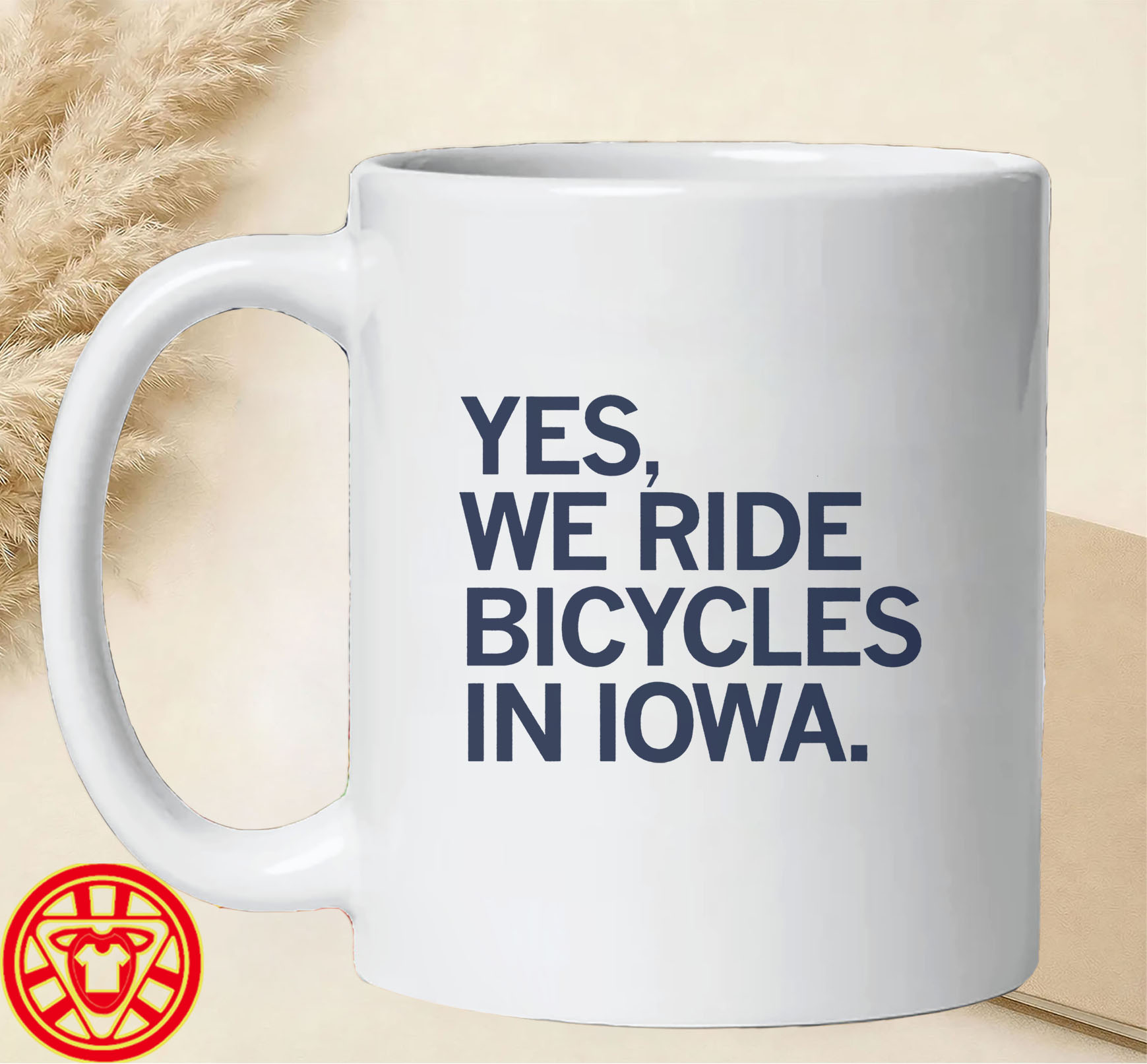 We Ride Bicycles In Iowa mug-design