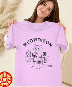 Wisconsin Cat Madison Parody Tee women-design